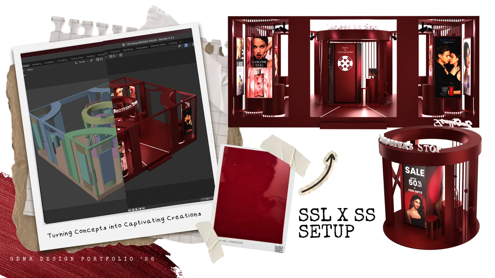 SSL × SS 20′ × 20′ setup for Shoppers Stop by GDMR